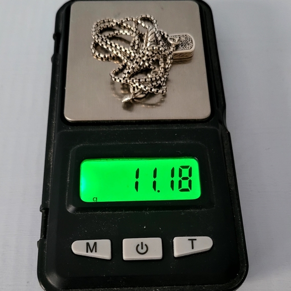 David Yurman Mini Midnight Mélange Diamond Dog Tag Pendant Necklace - Picture 7 of 9